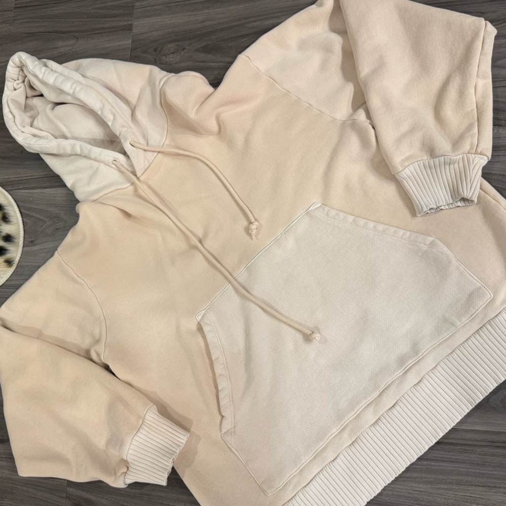 Cotton citizen cream hoodie